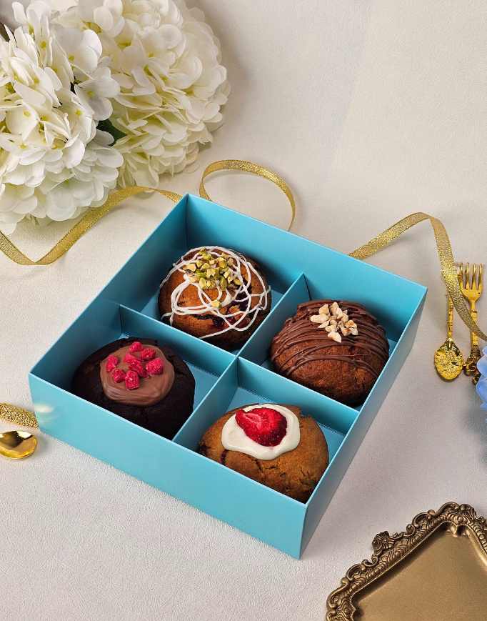 4 pcs NY cookie box