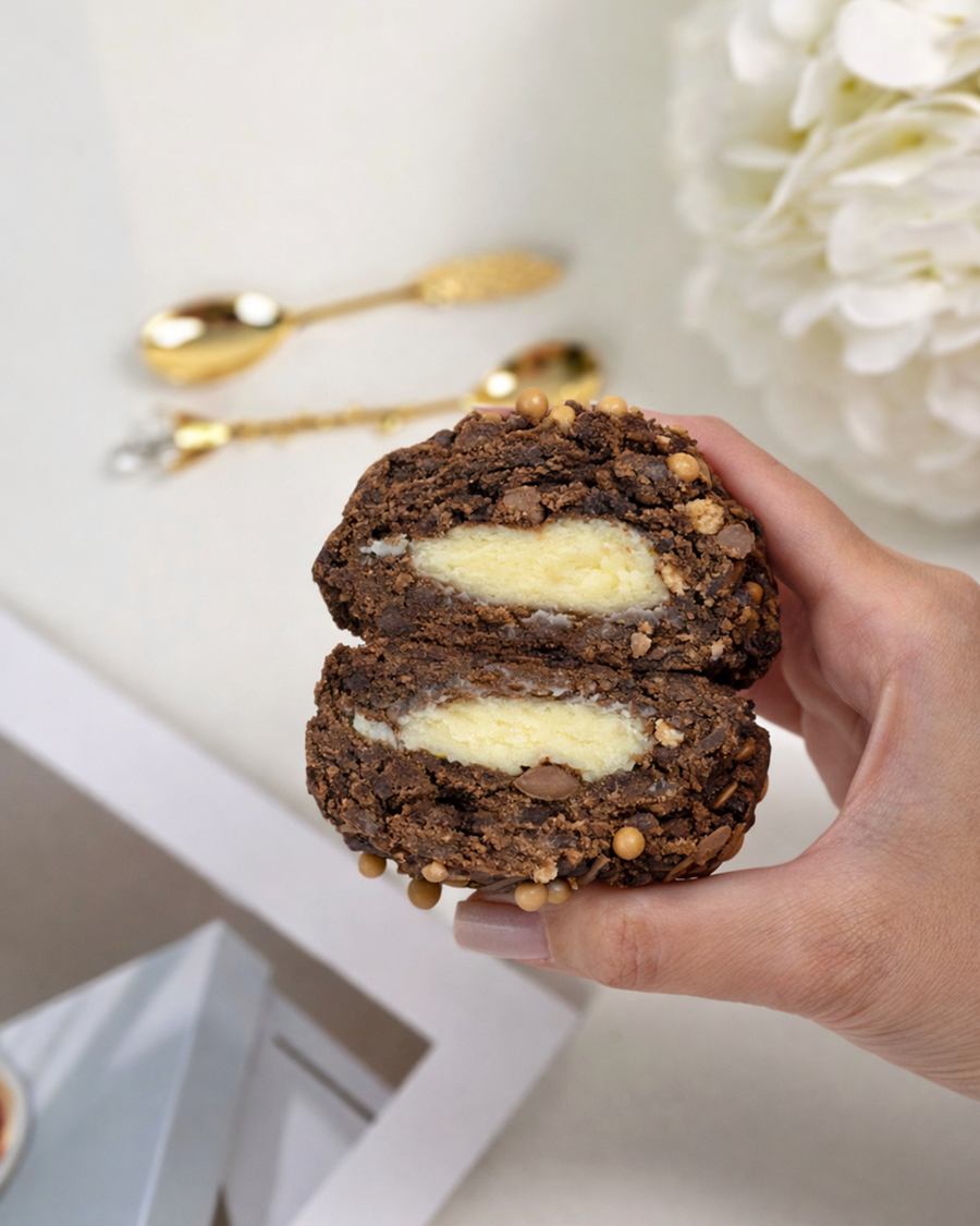 Чизкейк с шоколадом и карамелью