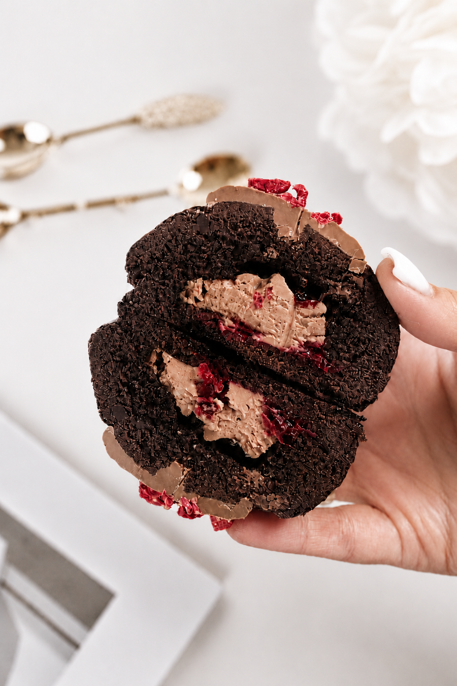 Choco Cherry Cheesecake