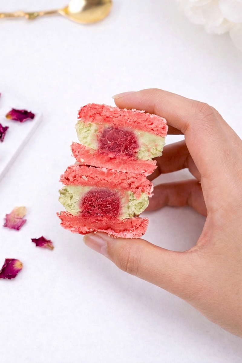 Pistachio Raspberry