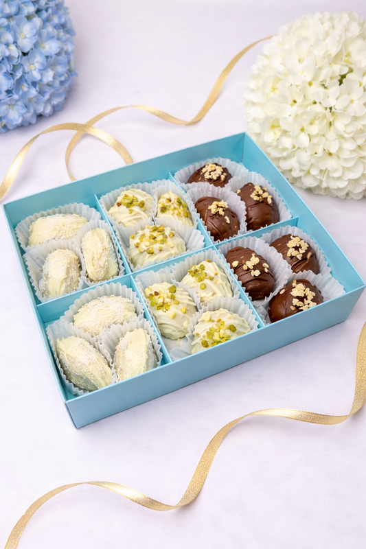 18 pcs filled chocolate date box