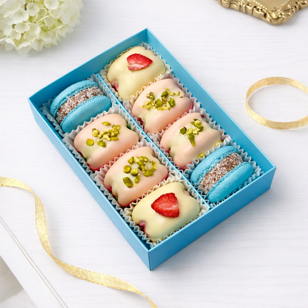 8 pcs Macaron box