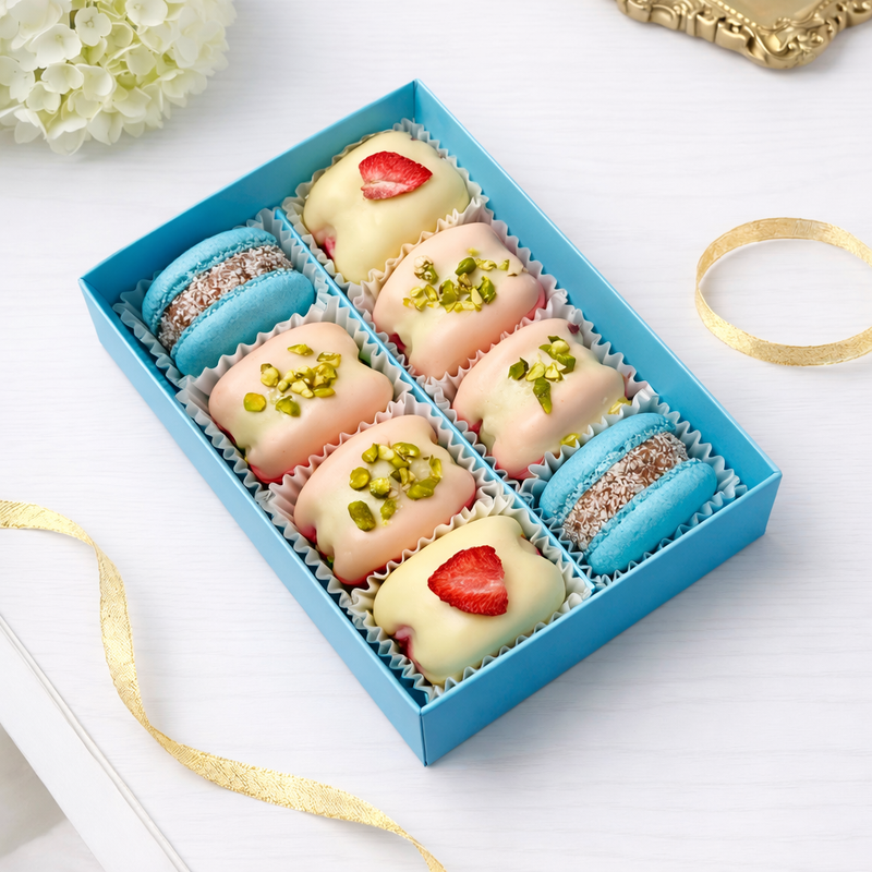 8 pcs Macaron box