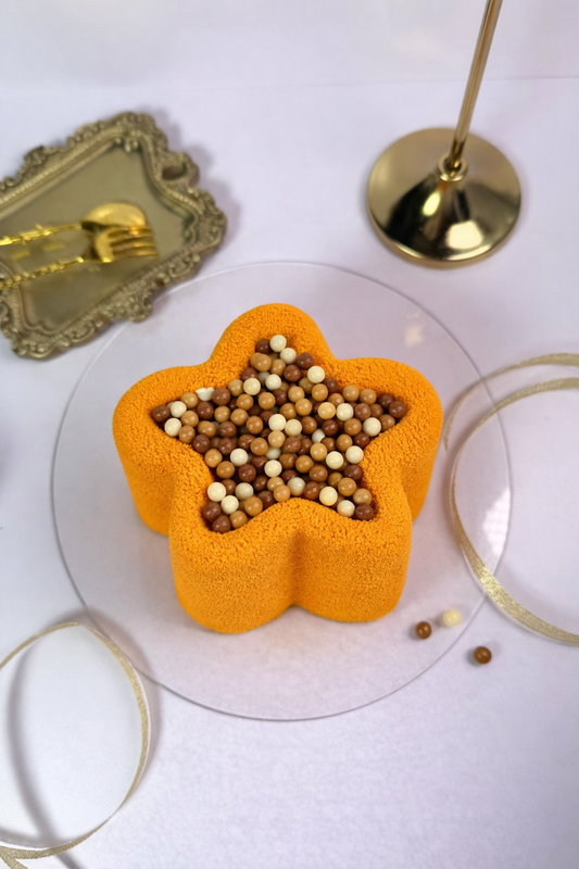 Crispearls cake (star)