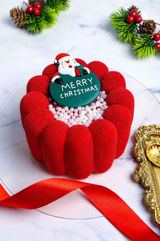 Merry Christmas cake (flower)