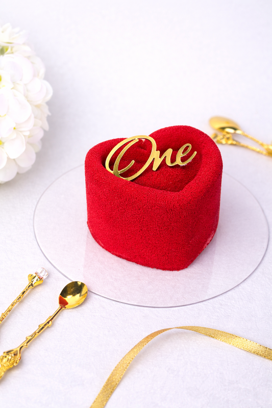 One cake (heart)